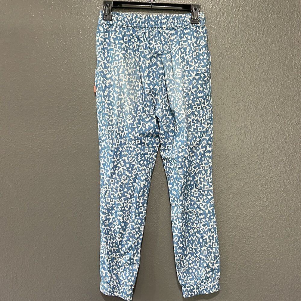 NWOT Seafolly chambray southwestern Aztec print jogger pants sz XS - Picture 7 of 7
